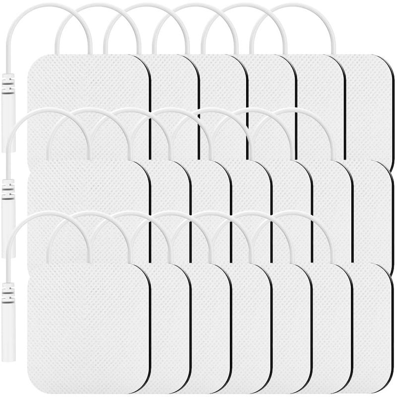 TENKER TENS Unit Replacement Pads 2x2 Reusable TENS Electrode Pads 20PCS 3rd Gen LatexFree SelfAdhesive Electrotherapy Patches Compatible with AUVON Etekcity Nicwell Care TENS